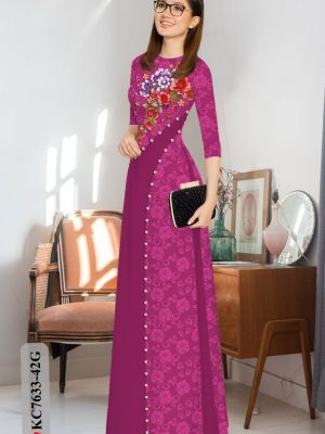 Vải Áo Dài Hoa In 3D thiết kế 2020 AD KC7633 24 1605765436 359 Vai Ao Dai Hoa In 3D thiet ke 2020 AD