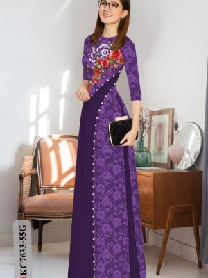 Vải Áo Dài Hoa In 3D thiết kế 2020 AD KC7633 27 1605765436 605 Vai Ao Dai Hoa In 3D thiet ke 2020 AD