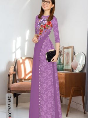 Vải Áo Dài Hoa In 3D thiết kế 2020 AD KC7633 29 1605765437 661 Vai Ao Dai Hoa In 3D thiet ke 2020 AD