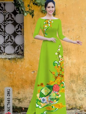 Vải Áo Dài Đón Tết 2021 kiểu mới AD KC7641 20 1605855366 336 Vai Ao Dai Don Tet 2021 kieu moi AD KC7641