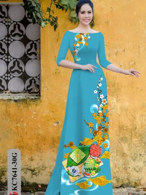 Vải Áo Dài Đón Tết 2021 kiểu mới AD KC7641 22 1605855366 724 Vai Ao Dai Don Tet 2021 kieu moi AD KC7641