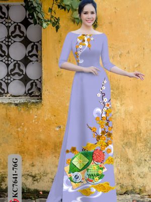 Vải Áo Dài Đón Tết 2021 kiểu mới AD KC7641 31 1605855368 357 Vai Ao Dai Don Tet 2021 kieu moi AD KC7641