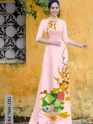 Vải Áo Dài Đón Tết 2021 kiểu mới AD KC7641 30 1605855368 423 Vai Ao Dai Don Tet 2021 kieu moi AD KC7641