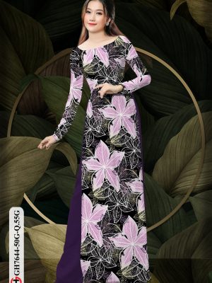 Vải Áo Dài Hoa In 3D thiết kế 2020 AD GH7644 20 1605855517 793 Vai Ao Dai Hoa In 3D thiet ke 2020 AD