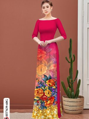 Vải Áo Dài Hoa In 3D mới ra AD HT7639 20 1605856169 128 Vai Ao Dai Hoa In 3D moi ra AD HT7639