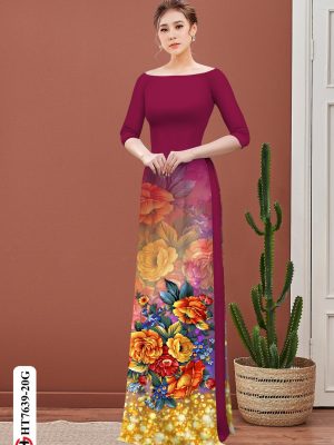 Vải Áo Dài Hoa In 3D mới ra AD HT7639 29 1605856171 647 Vai Ao Dai Hoa In 3D moi ra AD HT7639