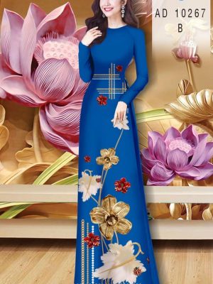 Vải Áo Dài Hoa In 3D kiểu mới AD 10267 27 1605857197 206 Vai Ao Dai Hoa In 3D kieu moi AD 10267