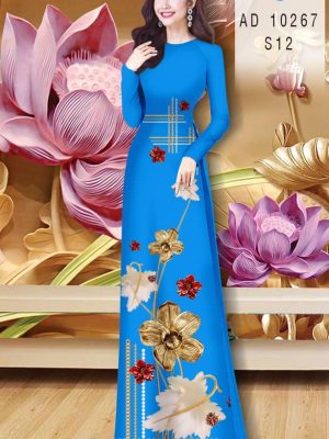 Vải Áo Dài Hoa In 3D kiểu mới AD 10267 33 1605857198 340 Vai Ao Dai Hoa In 3D kieu moi AD 10267