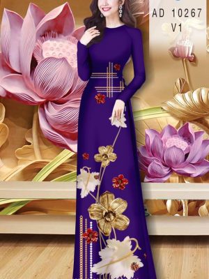 Vải Áo Dài Hoa In 3D kiểu mới AD 10267 34 1605857199 228 Vai Ao Dai Hoa In 3D kieu moi AD 10267