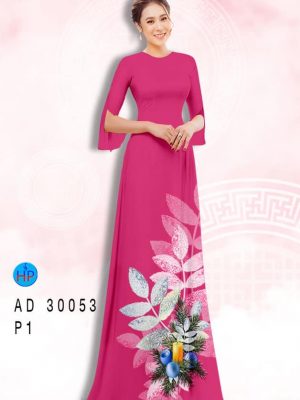 Vải Áo Dài Giáng Sinh mới ra AD 30053 25 1605857481 200 Vai Ao Dai Giang Sinh moi ra AD 30053