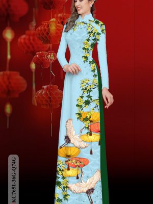Vải Áo Dài Chào Tết kiểu mới AD KC7651 23 1606180289 120 Vai Ao Dai Chao Tet kieu moi AD KC7651