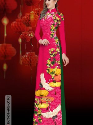 Vải Áo Dài Chào Tết kiểu mới AD KC7651 27 1606180290 333 Vai Ao Dai Chao Tet kieu moi AD KC7651