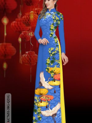 Vải Áo Dài Chào Tết kiểu mới AD KC7651 31 1606180291 747 Vai Ao Dai Chao Tet kieu moi AD KC7651