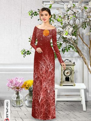 Vải Áo Dài Hoa In 3D mới ra AD HT7647 23 1606180465 260 Vai Ao Dai Hoa In 3D moi ra AD HT7647