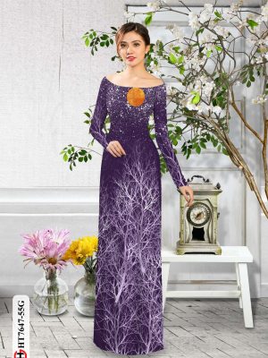 Vải Áo Dài Hoa In 3D mới ra AD HT7647 25 1606180465 661 Vai Ao Dai Hoa In 3D moi ra AD HT7647