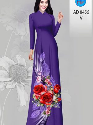 Vải Áo Dài Hoa Hồng kiểu mới AD 8456 24 1606181549 333 Vai Ao Dai Hoa Hong kieu moi AD 8456