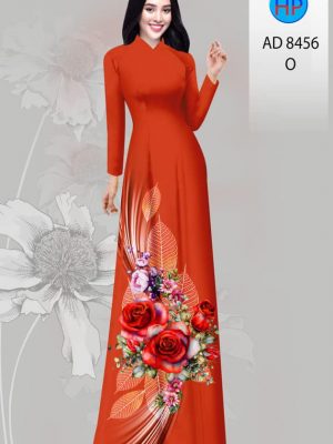 Vải Áo Dài Hoa Hồng kiểu mới AD 8456 29 1606181550 172 Vai Ao Dai Hoa Hong kieu moi AD 8456