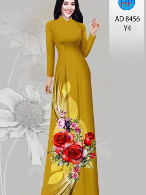 Vải Áo Dài Hoa Hồng kiểu mới AD 8456 32 1606181550 770 Vai Ao Dai Hoa Hong kieu moi AD 8456