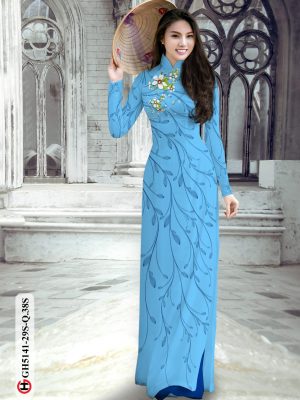 Vải Áo Dài Hoa In 3D thiết kế 2020 AD GH5141 18 1606182402 125 Vai Ao Dai Hoa In 3D thiet ke 2020 AD