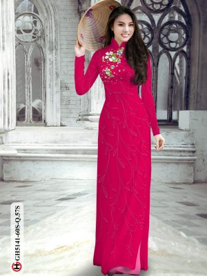 Vải Áo Dài Hoa In 3D thiết kế 2020 AD GH5141 20 1606182403 278 Vai Ao Dai Hoa In 3D thiet ke 2020 AD