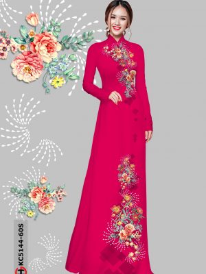 Vải Áo Dài Hoa Cẩm Chướng kiểu mới AD KC5144 24 1606182578 817 Vai Ao Dai Hoa Cam Chuong kieu moi AD KC5144