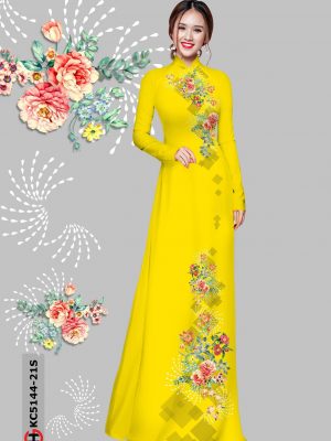 Vải Áo Dài Hoa Cẩm Chướng kiểu mới AD KC5144 32 1606182580 371 Vai Ao Dai Hoa Cam Chuong kieu moi AD KC5144
