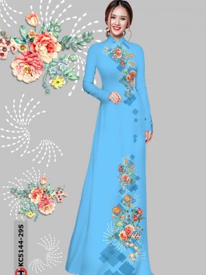 Vải Áo Dài Hoa Cẩm Chướng kiểu mới AD KC5144 34 1606182580 935 Vai Ao Dai Hoa Cam Chuong kieu moi AD KC5144
