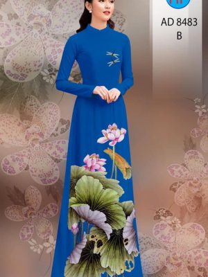 Vải Áo Dài Hoa Sen thiết kế 2020 AD 8483 20 1606184238 389 Vai Ao Dai Hoa Sen thiet ke 2020 AD 8483