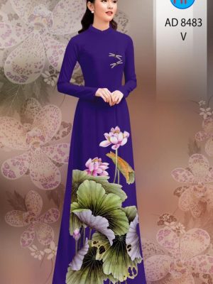 Vải Áo Dài Hoa Sen thiết kế 2020 AD 8483 23 1606184241 493 Vai Ao Dai Hoa Sen thiet ke 2020 AD 8483