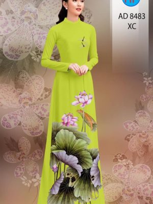 Vải Áo Dài Hoa Sen thiết kế 2020 AD 8483 29 1606184242 226 Vai Ao Dai Hoa Sen thiet ke 2020 AD 8483