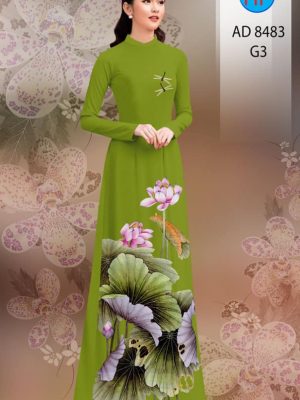 Vải Áo Dài Hoa Sen thiết kế 2020 AD 8483 26 1606184242 580 Vai Ao Dai Hoa Sen thiet ke 2020 AD 8483