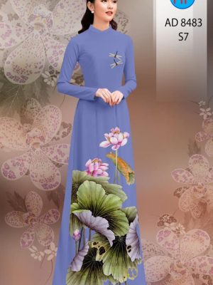 Vải Áo Dài Hoa Sen thiết kế 2020 AD 8483 31 1606184242 722 Vai Ao Dai Hoa Sen thiet ke 2020 AD 8483