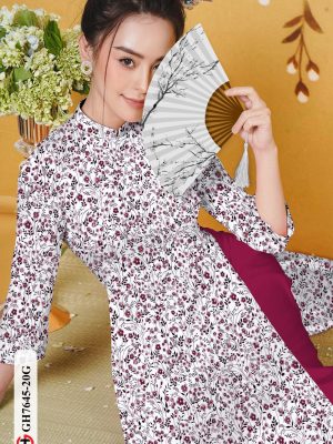 Vải Áo Dài Hoa Đều kiểu mới AD GH7645 19 1606184829 269 Vai Ao Dai Hoa Deu kieu moi AD GH7645