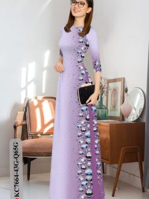 Vải Áo Dài Hoa In 3D thiết kế 2020 AD KC7664 22 1606286960 791 Vai Ao Dai Hoa In 3D thiet ke 2020 AD