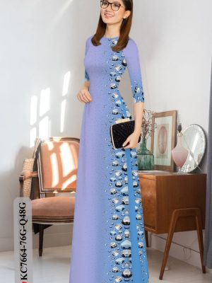 Vải Áo Dài Hoa In 3D thiết kế 2020 AD KC7664 28 1606286961 300 Vai Ao Dai Hoa In 3D thiet ke 2020 AD