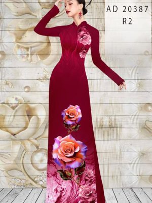 Vải Áo Dài Hoa Hồng kiểu mới AD 20387 33 1606288266 765 Vai Ao Dai Hoa Hong kieu moi AD 20387