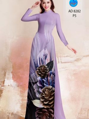 Vải Áo Dài Hình Trái Thông kiểu mới AD 8282 22 1606288390 11 Vai Ao Dai Hinh Trai Thong kieu moi AD 8282