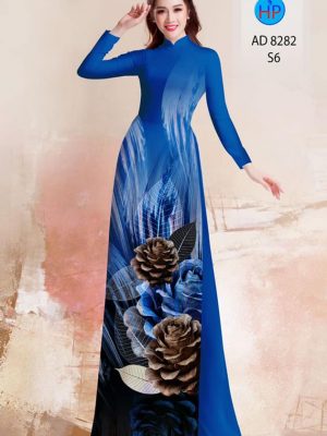 Vải Áo Dài Hình Trái Thông kiểu mới AD 8282 24 1606288391 60 Vai Ao Dai Hinh Trai Thong kieu moi AD 8282
