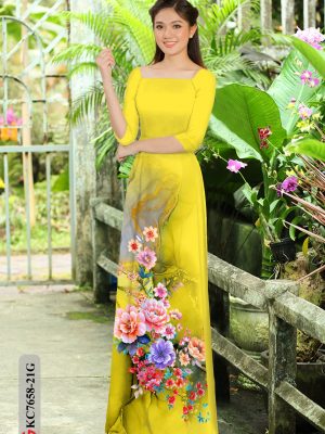 Vải Áo Dài Hoa In 3D mới ra AD KC7658 24 1606289277 613 Vai Ao Dai Hoa In 3D moi ra AD KC7658