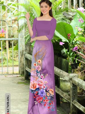 Vải Áo Dài Hoa In 3D mới ra AD KC7658 31 1606289279 67 Vai Ao Dai Hoa In 3D moi ra AD KC7658