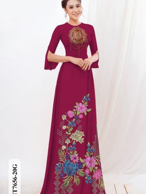 Vải Áo Dài Hoa In 3D kiểu mới AD HT7656 19 1606289538 890 Vai Ao Dai Hoa In 3D kieu moi AD HT7656