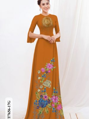 Vải Áo Dài Hoa In 3D kiểu mới AD HT7656 20 1606289538 977 Vai Ao Dai Hoa In 3D kieu moi AD HT7656