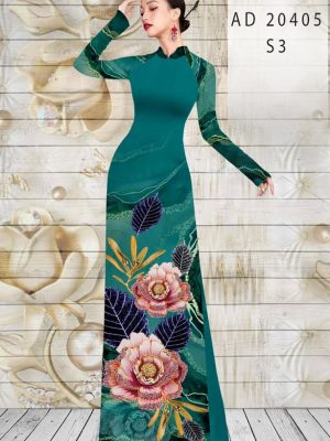 1606289836 140 Vai Ao Dai Hoa In 3D kieu moi AD 20405