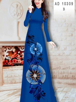 Vải Áo Dài Hoa In 3D thiết kế 2020 AD 10309 25 1606290895 406 Vai Ao Dai Hoa In 3D thiet ke 2020 AD