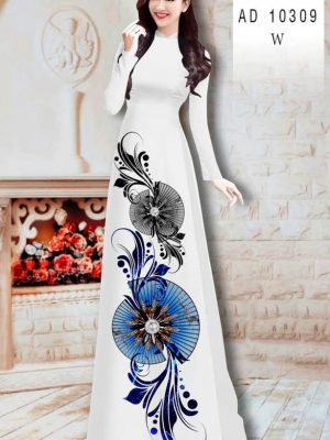 Vải Áo Dài Hoa In 3D thiết kế 2020 AD 10309 26 1606290896 58 Vai Ao Dai Hoa In 3D thiet ke 2020 AD