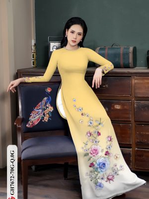Vải Áo Dài Hoa Hồng mới ra AD GH7672 29 1606379128 184 Vai Ao Dai Hoa Hong moi ra AD GH7672
