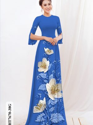 Vải Áo Dài Hoa In 3D thiết kế 2020 AD HT7670 16 1606379391 255 Vai Ao Dai Hoa In 3D thiet ke 2020 AD