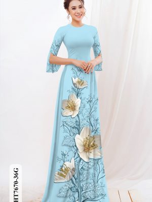 Vải Áo Dài Hoa In 3D thiết kế 2020 AD HT7670 17 1606379391 84 Vai Ao Dai Hoa In 3D thiet ke 2020 AD