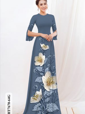 Vải Áo Dài Hoa In 3D thiết kế 2020 AD HT7670 22 1606379392 19 Vai Ao Dai Hoa In 3D thiet ke 2020 AD