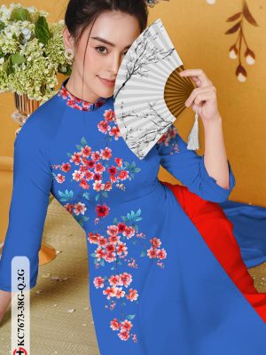 Vải Áo Dài Hoa Đào kiểu mới AD KC7673 23 1606379688 336 Vai Ao Dai Hoa Dao kieu moi AD KC7673